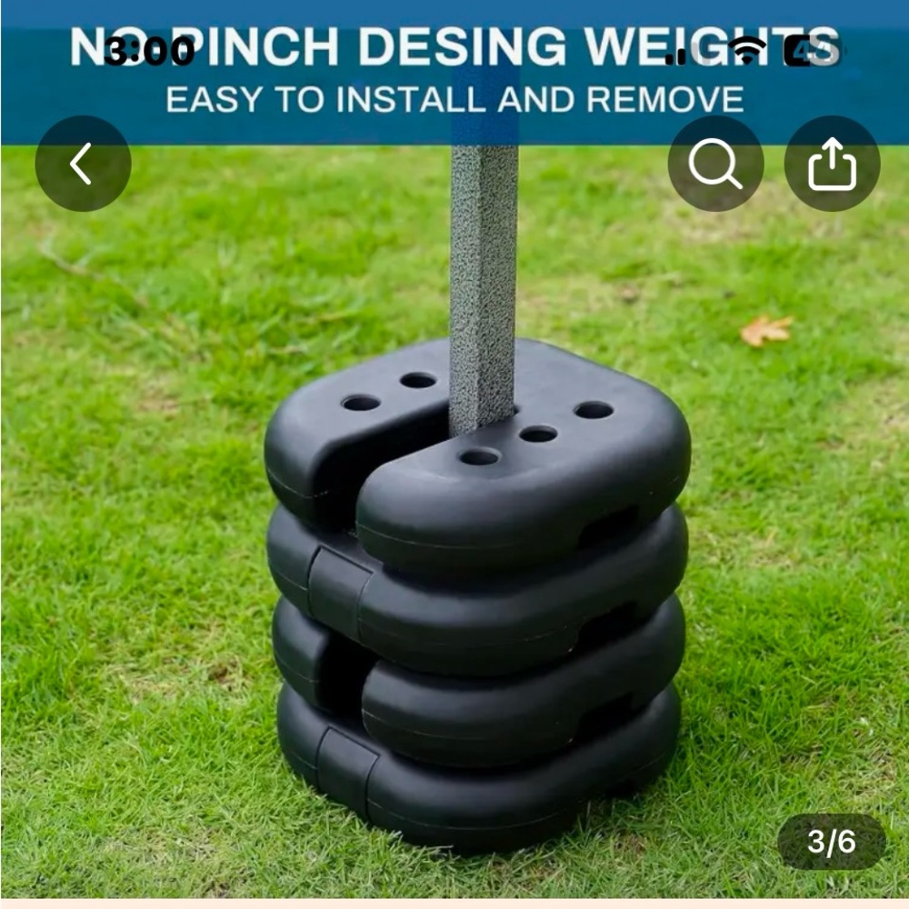 Canopy weights a set of 4